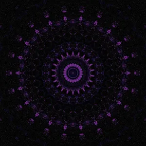 Mandala Purple Ornament Wallpaper