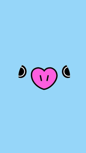 Mang Bt21 Face Wallpaper