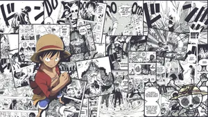 Manga Pages- Get Absorbed Into Adventurous Stories Wallpaper