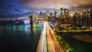 Manhattan Highway Photography Wallpaper