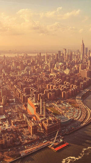 Manhattan Portrait Buildings Wallpaper