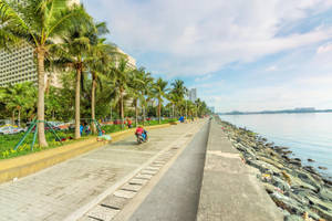 Manila Bay Coastline Wallpaper