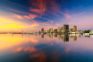 Manila Bay Sunset Wallpaper