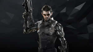 Mankind Divided Armor Black Background Wallpaper