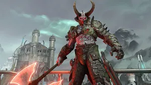 Marauder Doom Eternal Mission 6 Boss Wallpaper