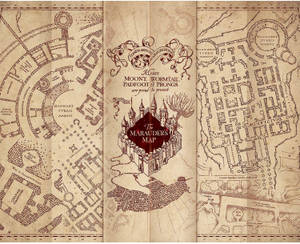 Marauders Map Front Page Wallpaper
