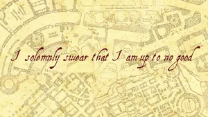 Marauders Map Iconic Quote Wallpaper
