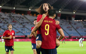 Marc Cucurella Carried Teammates Wallpaper