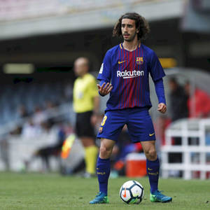 Marc Cucurella Fc Barcelona Uniform Wallpaper