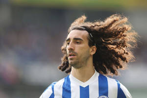 Marc Cucurella In Chelsea Fc Kit During Candid Moments Wallpaper