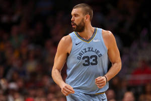 Marc Gasol At Pepsi Center Wallpaper