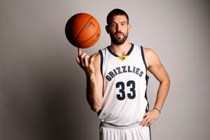 Marc Gasol Grizzlies Photoshoot Wallpaper