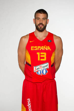 Marc Gasol Team Espana Photoshoot Wallpaper