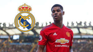 Marcus Rashford - Talented Strike Force Of The Red Devils Wallpaper