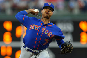 Marcus Stroman Blue Mets Jersey Wallpaper