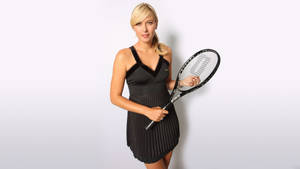 Maria Sharapova Nike Tennis Dress Wallpaper