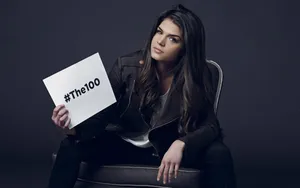 Marie Avgeropoulos The100 Promotion Wallpaper