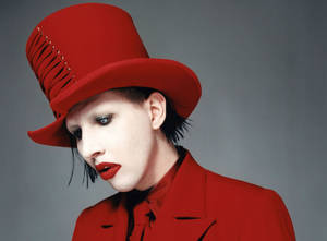 Marilyn Manson At The Grammys Wallpaper