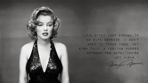 Marilyn Monroe Quotes Romantic Wallpaper