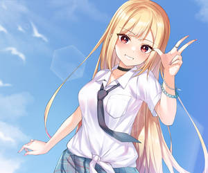 Marin Kitagawa Blue Sky Wallpaper