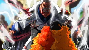 Marine_ Hero_ Garp_ Power_ Display Wallpaper