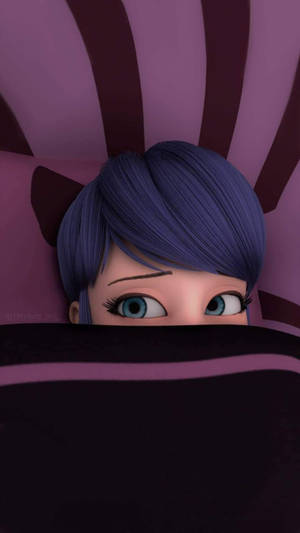 Marinette Under A Blanket Wallpaper