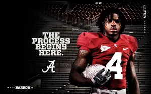Mark Barron Alabama Football Team Portrait Wallpaper