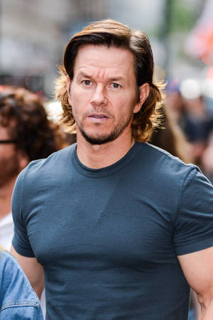 Mark Wahlberg Candid Shot Wallpaper