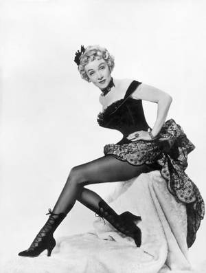 Marlene Dietrich Showgirl Dress Wallpaper