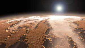 Mars Hemisphere Close-up Wallpaper