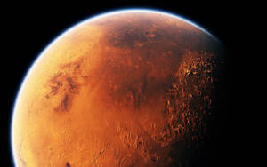 Mars Planet Surface Texture Wallpaper