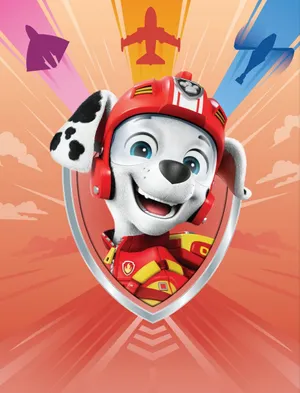 Marshall Paw Patrol Flying Adventure Wallpaper