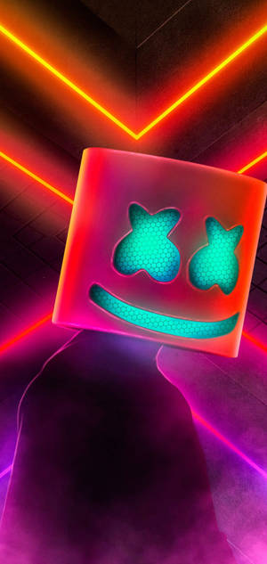 Marshmallow Dj Glowing Eyes Wallpaper