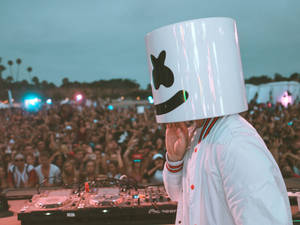 Marshmello 4k Concert Wallpaper