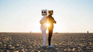 Marshmello And Vanoss Sunrise Wallpaper