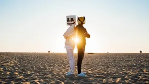 Marshmello And Vanoss Sunrise Wallpaper