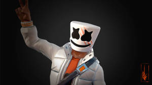 Marshmello Fortnite Skin Wallpaper