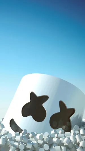 Marshmello In Marshmallows Wallpaper