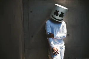 Marshmello Near The Corner Wallpaper