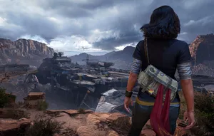 Marvel Avengers Game Black Woidow Wallpaper