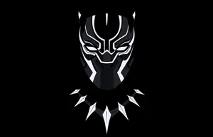 Marvel Black And White Traditional Markings Wallpaper