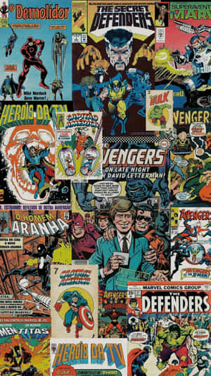 Marvel Comic Book Different Covers Wallpaper