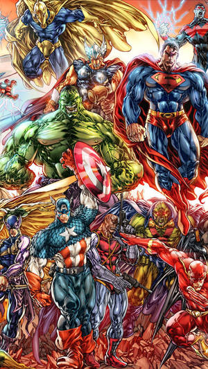 Marvel Heroes In One Wallpaper