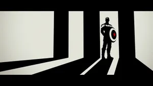 Marvel In Black And White Wallpaper