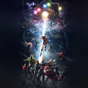 Marvel Ipad Avengers With Infinity Stones Wallpaper