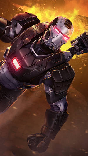 Marvel Iphone War Machine Digital Art Wallpaper