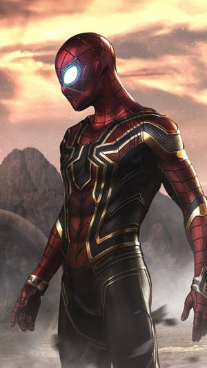 Marvel Spiderman Iron Spider Armor Wallpaper