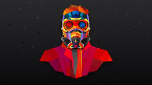 Marvel Star Lord Colorful Abstract Digital Art Wallpaper
