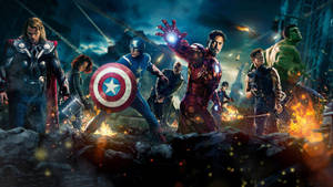 Marvel Superhero Movie Avengers Wallpaper