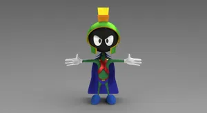 Marvin The Martian Arms Sideward Wallpaper